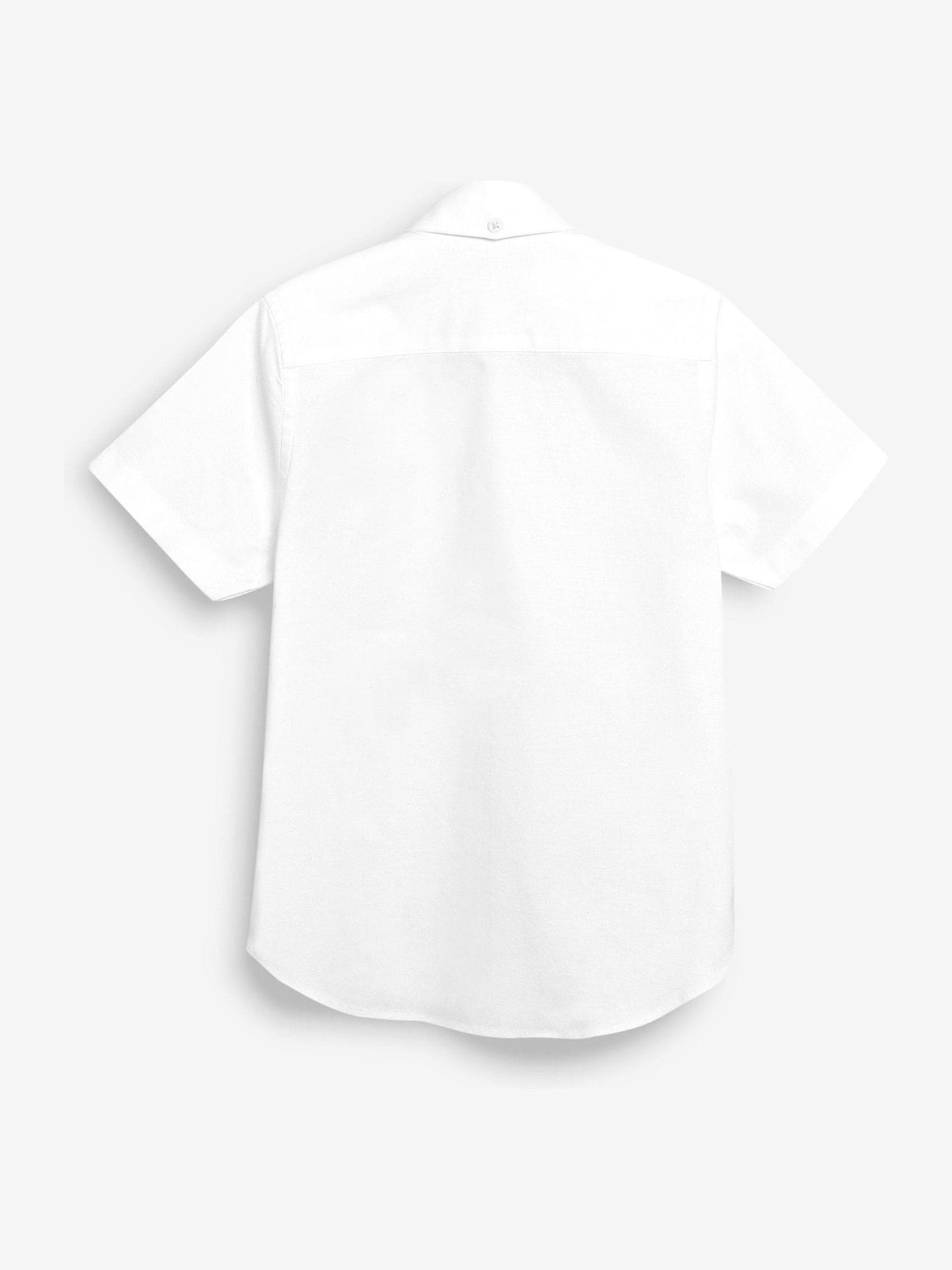 Dsiney Kidz - White Logo Short Sleeve Cotton Rich Oxford Shirt (3-16yrs) image 4