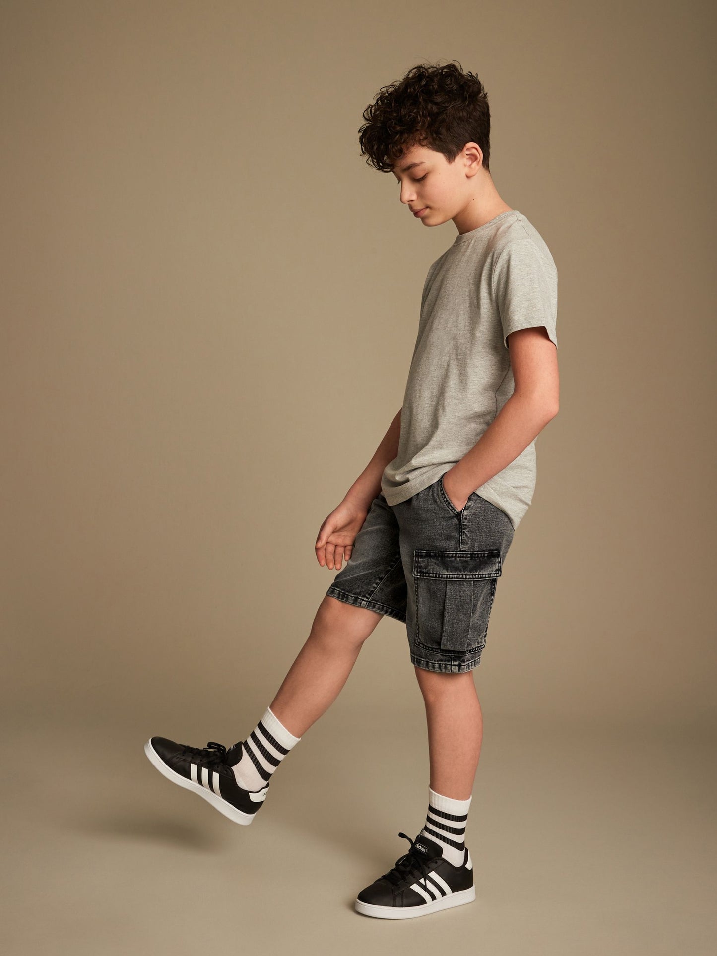 Dsiney Kidz - Grey Cargo Shorts (3-16yrs) image 2