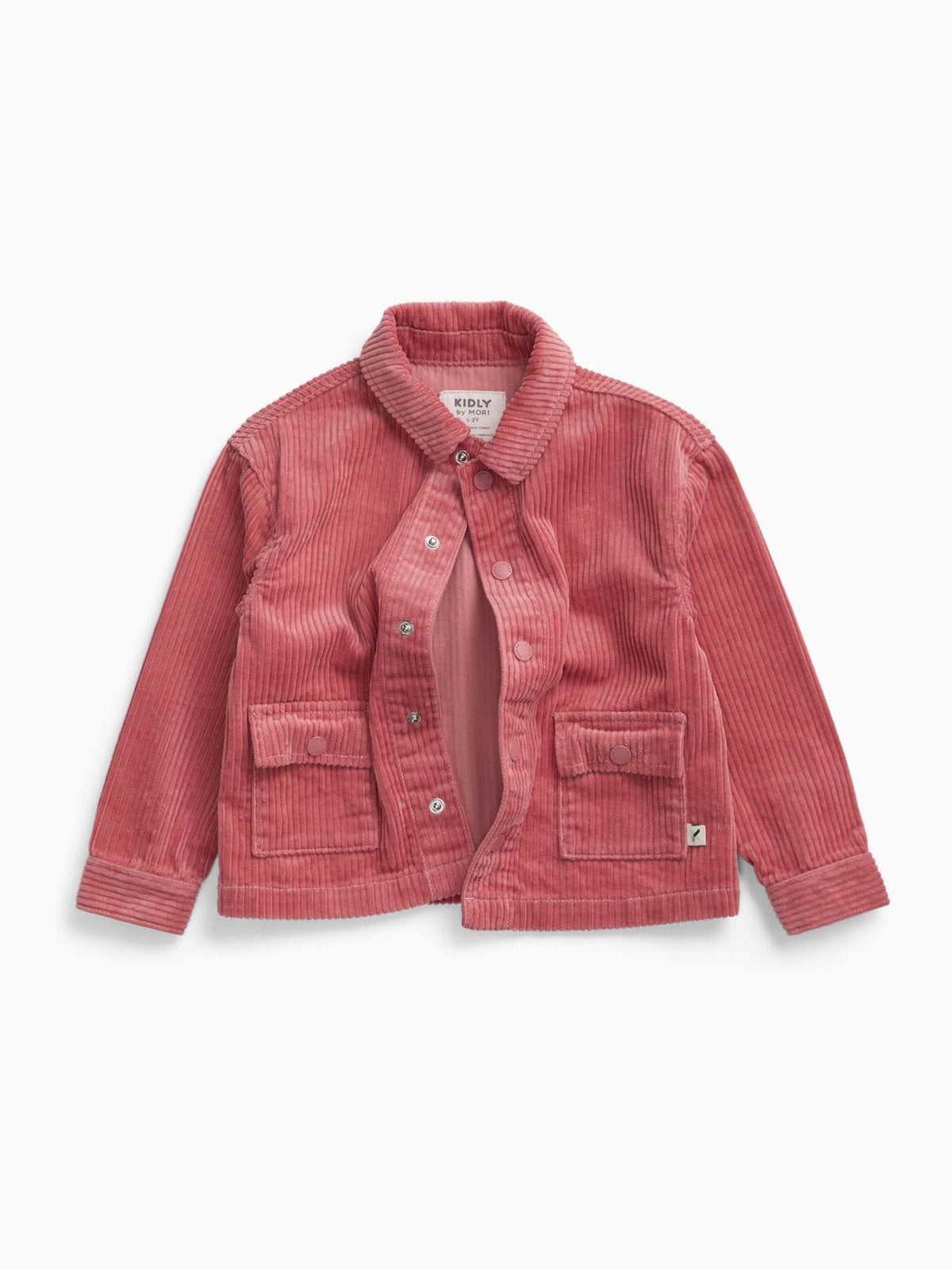 KIDLY by MORI Pink Pin Corduroy Shacket - image 2