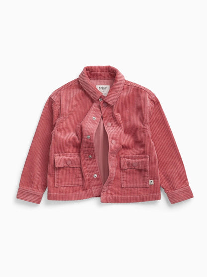 KIDLY by MORI Pink Pin Corduroy Shacket - image 2