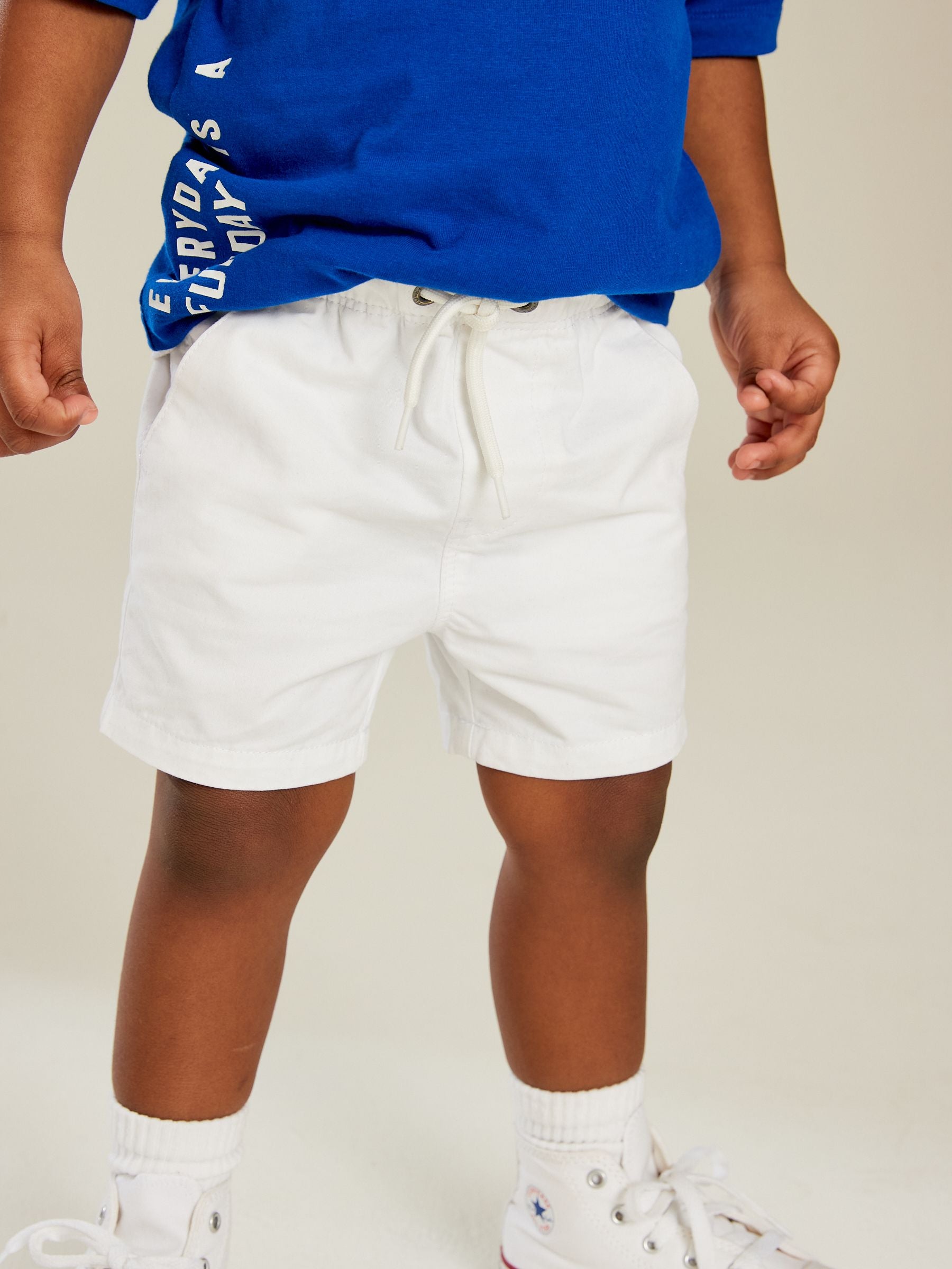 Dsiney Kidz - White Pull On Shorts (3mths-7yrs) image 3