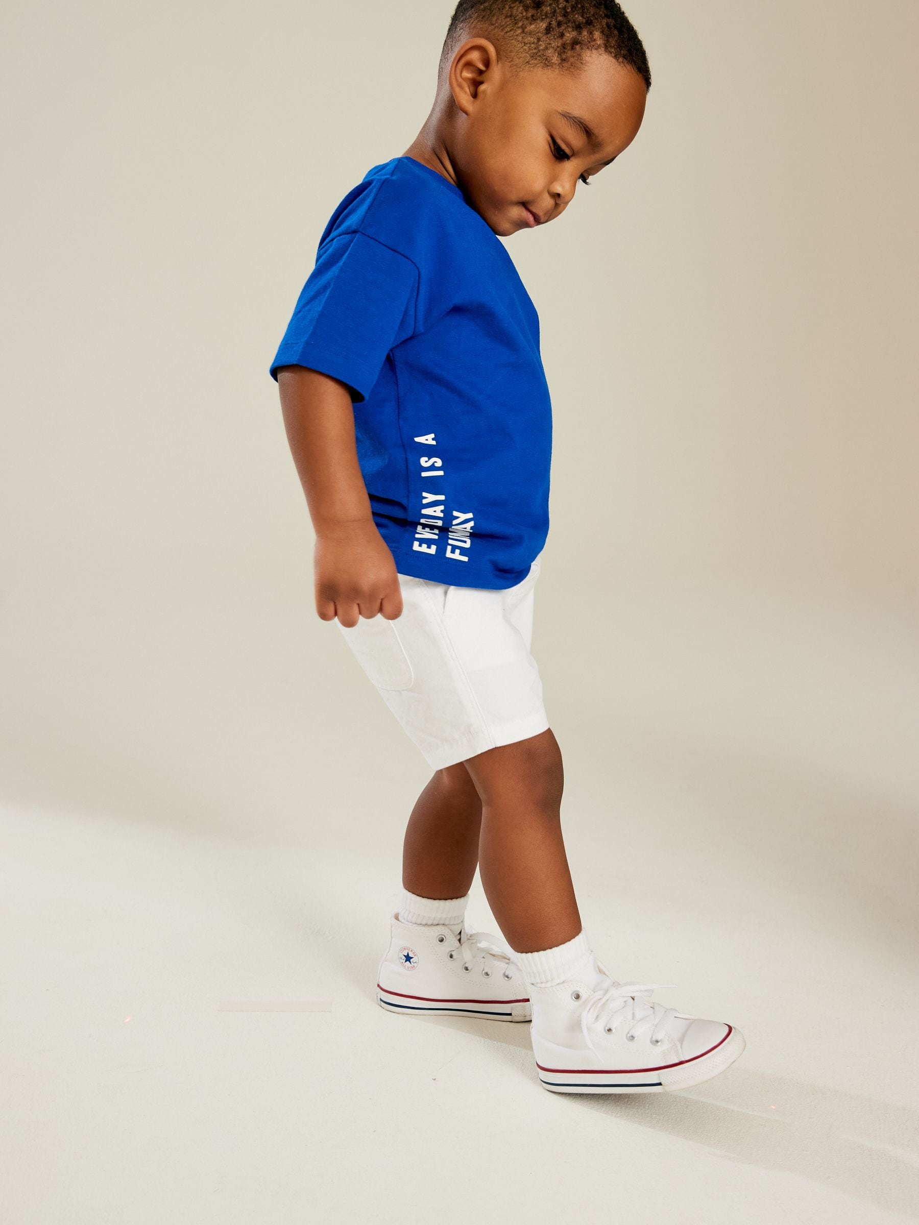 Dsiney Kidz - White Pull On Shorts (3mths-7yrs) image 1