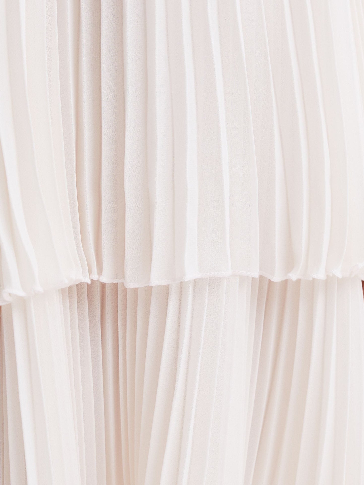 Dsiney Kidz - Reiss Ivory Nadia 4-9 yrs Pleated Collared Tiered Dress image 5