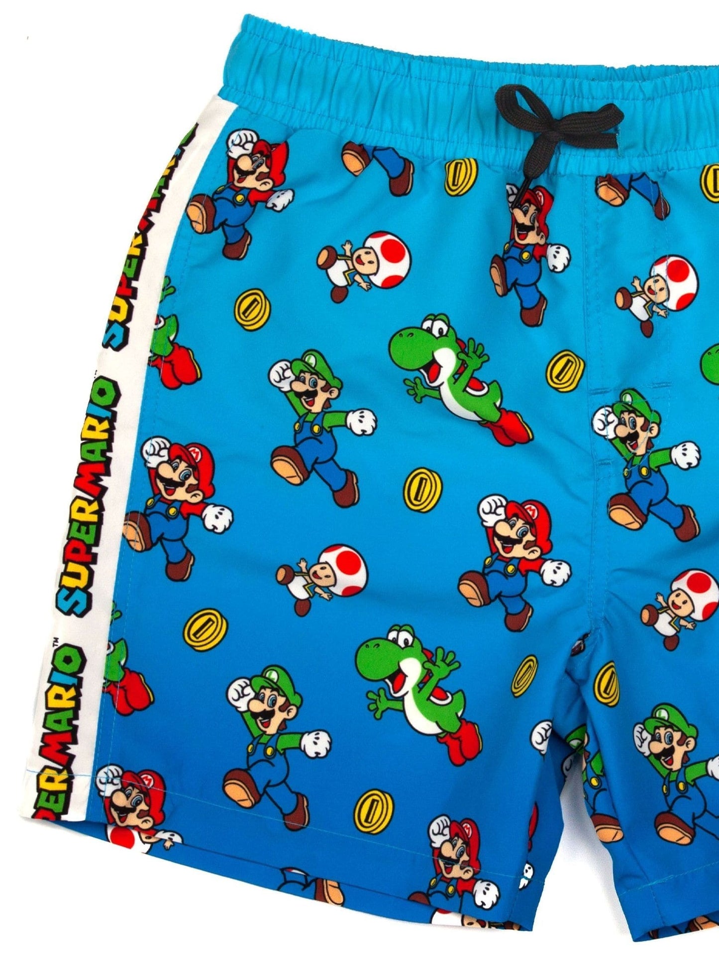 Dsiney Kidz - Vanilla Underground Blue Super Mario Bros Licencing Swim Shorts - Boys image 3