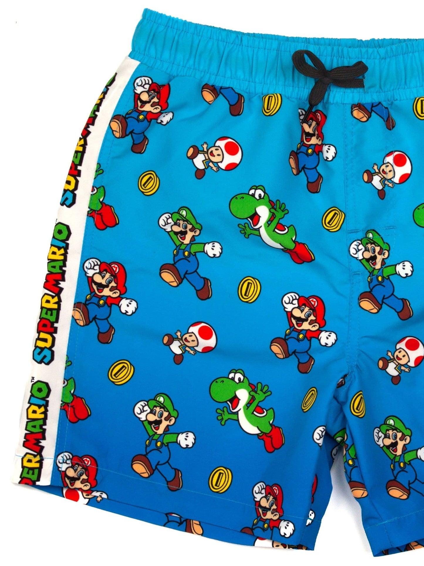Dsiney Kidz - Vanilla Underground Blue Super Mario Bros Licencing Swim Shorts - Boys image 6