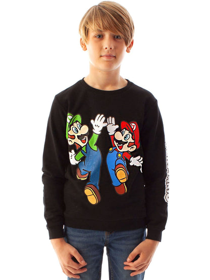 Dsiney Kidz - Vanilla Underground Black Mario Sweatshirt image 1