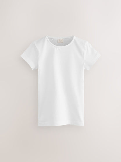 Dsiney Kidz - White 2 Pack 100% Cotton Gym School T-Shirts (3-16yrs) image 4