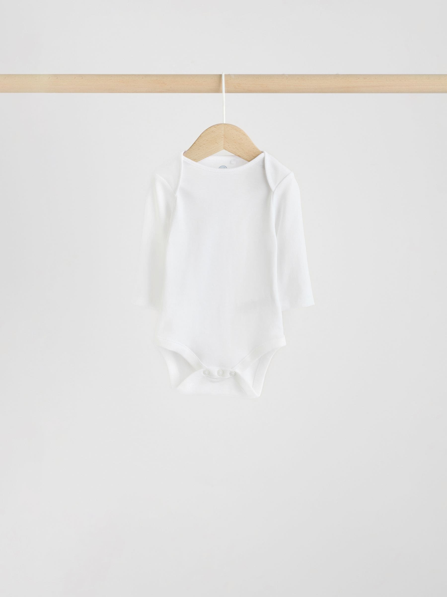 Blue 5 Pack Baby Long Sleeve Bodysuits image 8