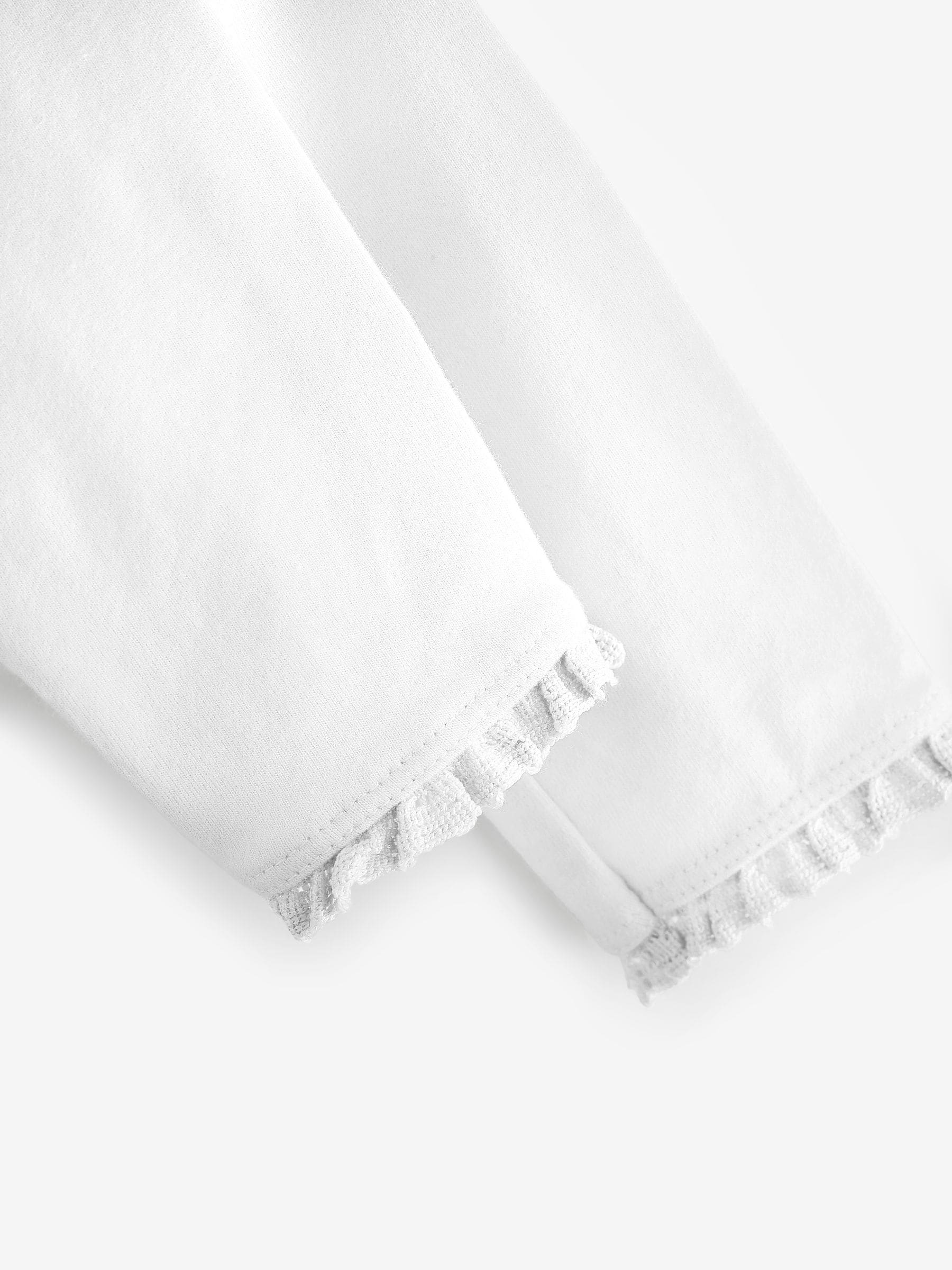White Lace Trim Leggings (3mths-7yrs) image 3