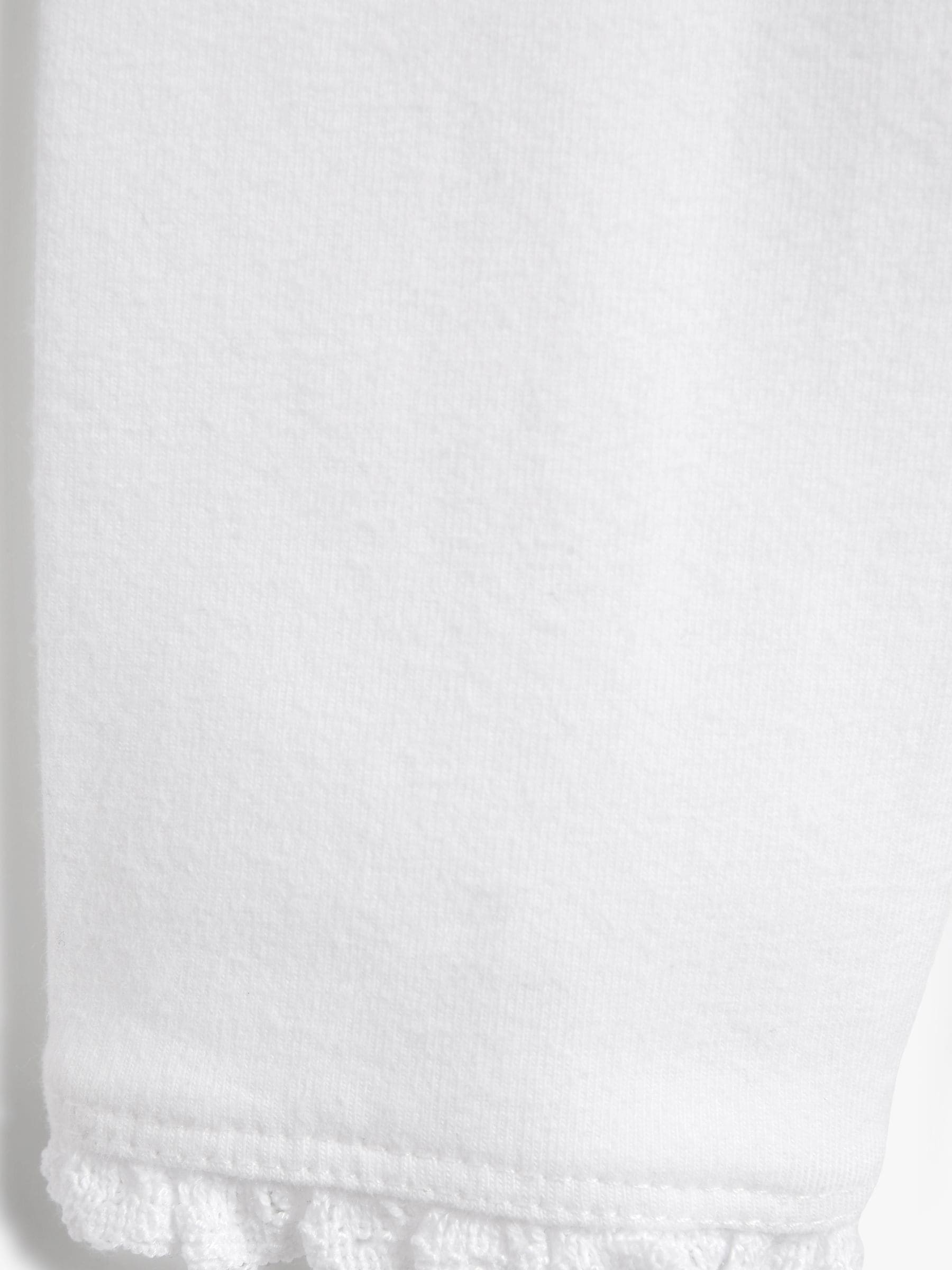 White Lace Trim Leggings (3mths-7yrs) image 4
