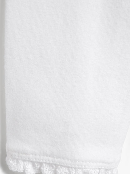White Lace Trim Leggings (3mths-7yrs) image 4