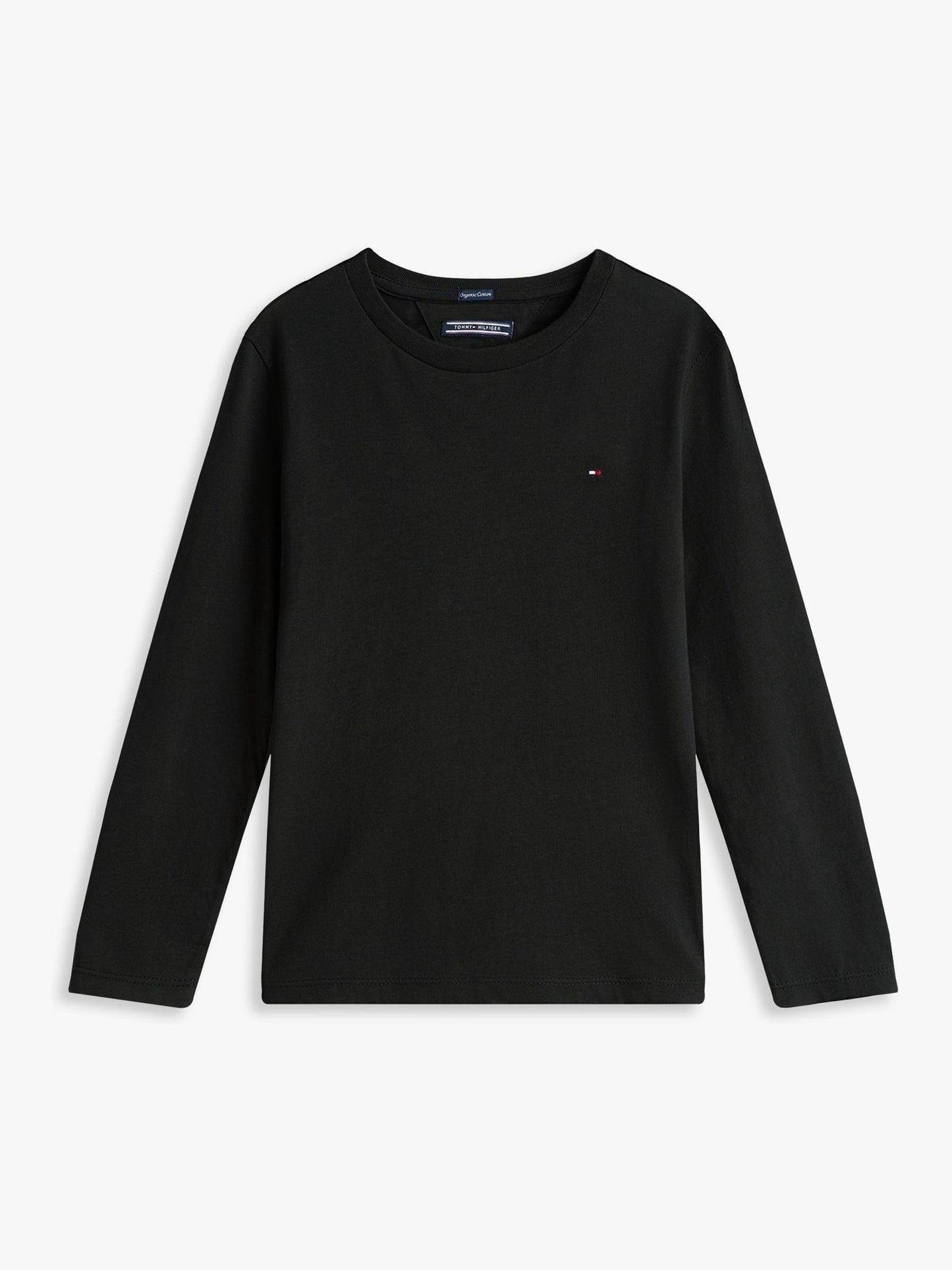 Tommy Hilfiger Black Basic Long Sleeve Top image 5