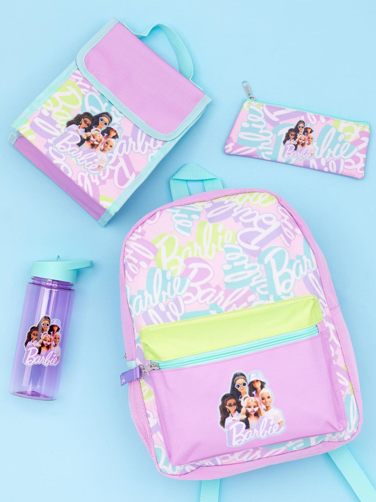 Vanilla Underground Purple Barbie Girls 4 Piece Backpack Set image 1