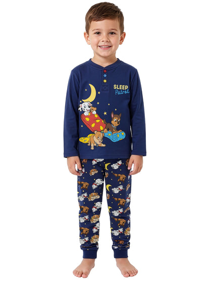 Character Blue Paw Patrol Sleep Button Collar Pyjamas - image 2
