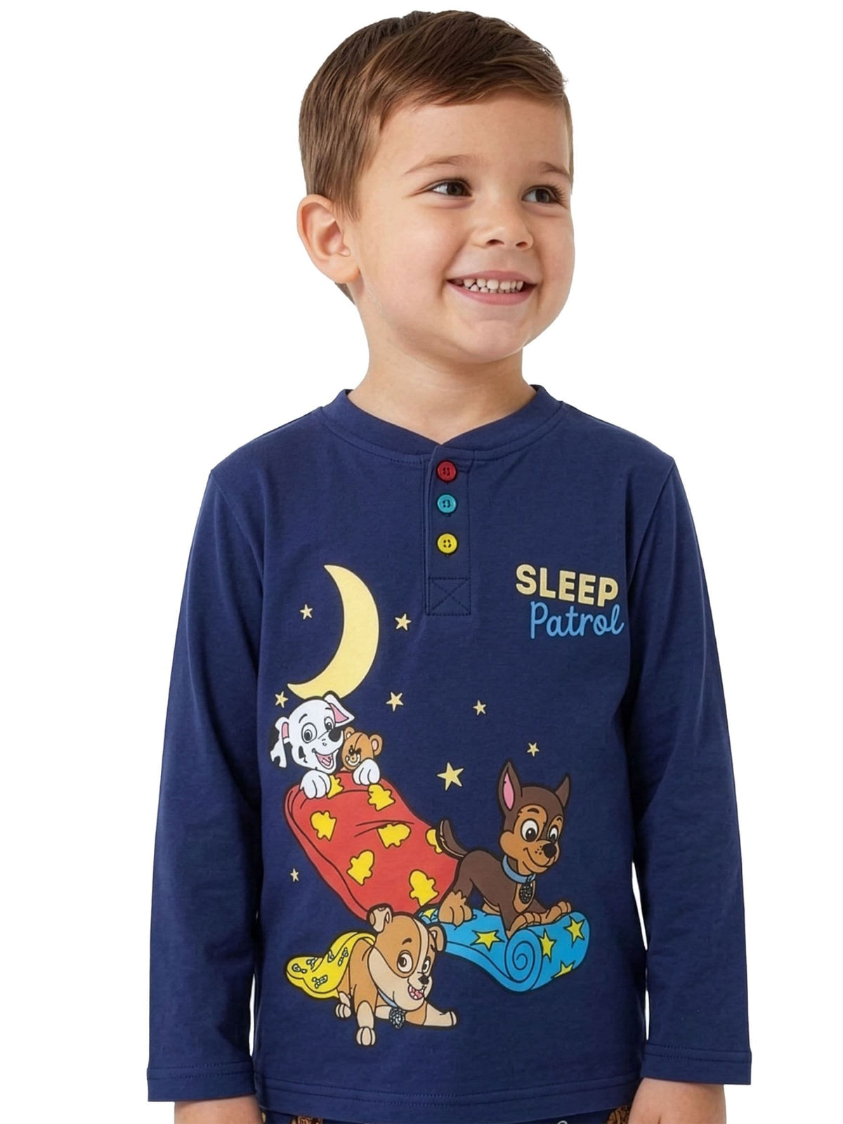 Character Blue Paw Patrol Sleep Button Collar Pyjamas - image 4