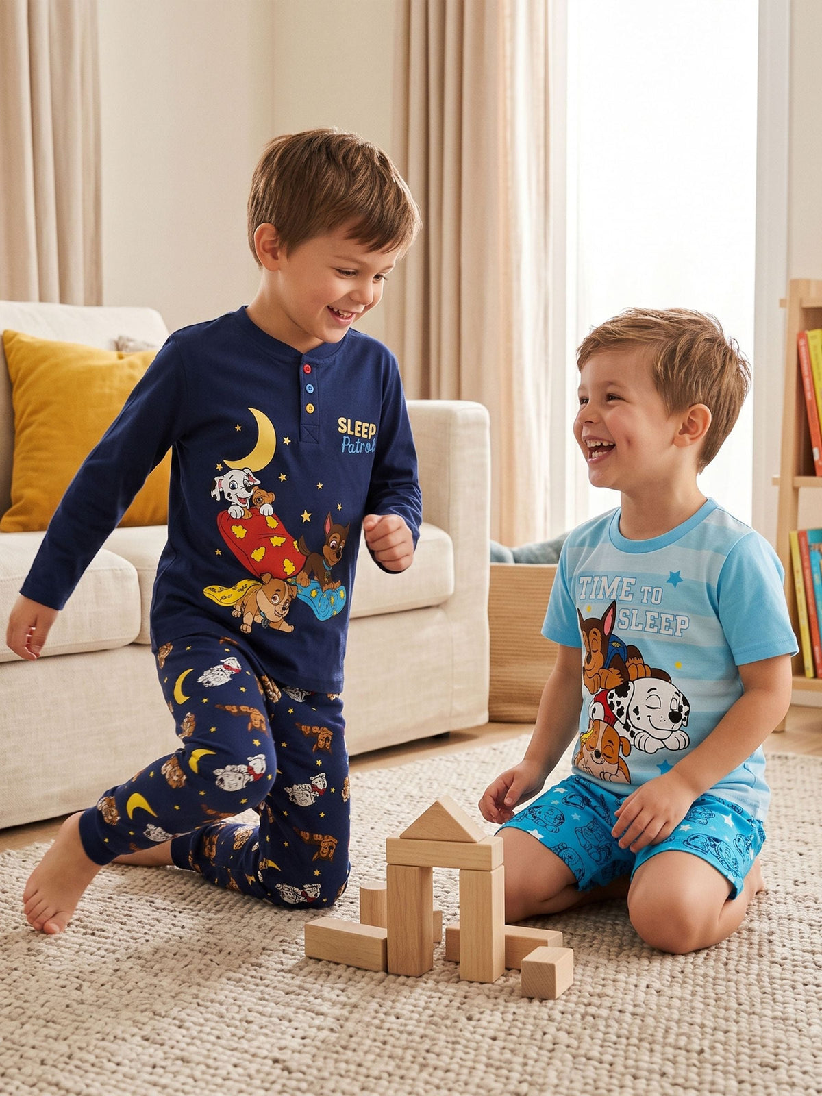 Character Blue Paw Patrol Sleep Button Collar Pyjamas - image 6