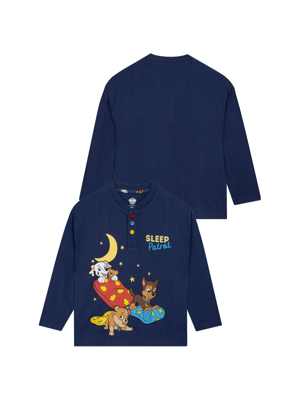 Character Blue Paw Patrol Sleep Button Collar Pyjamas - image 7
