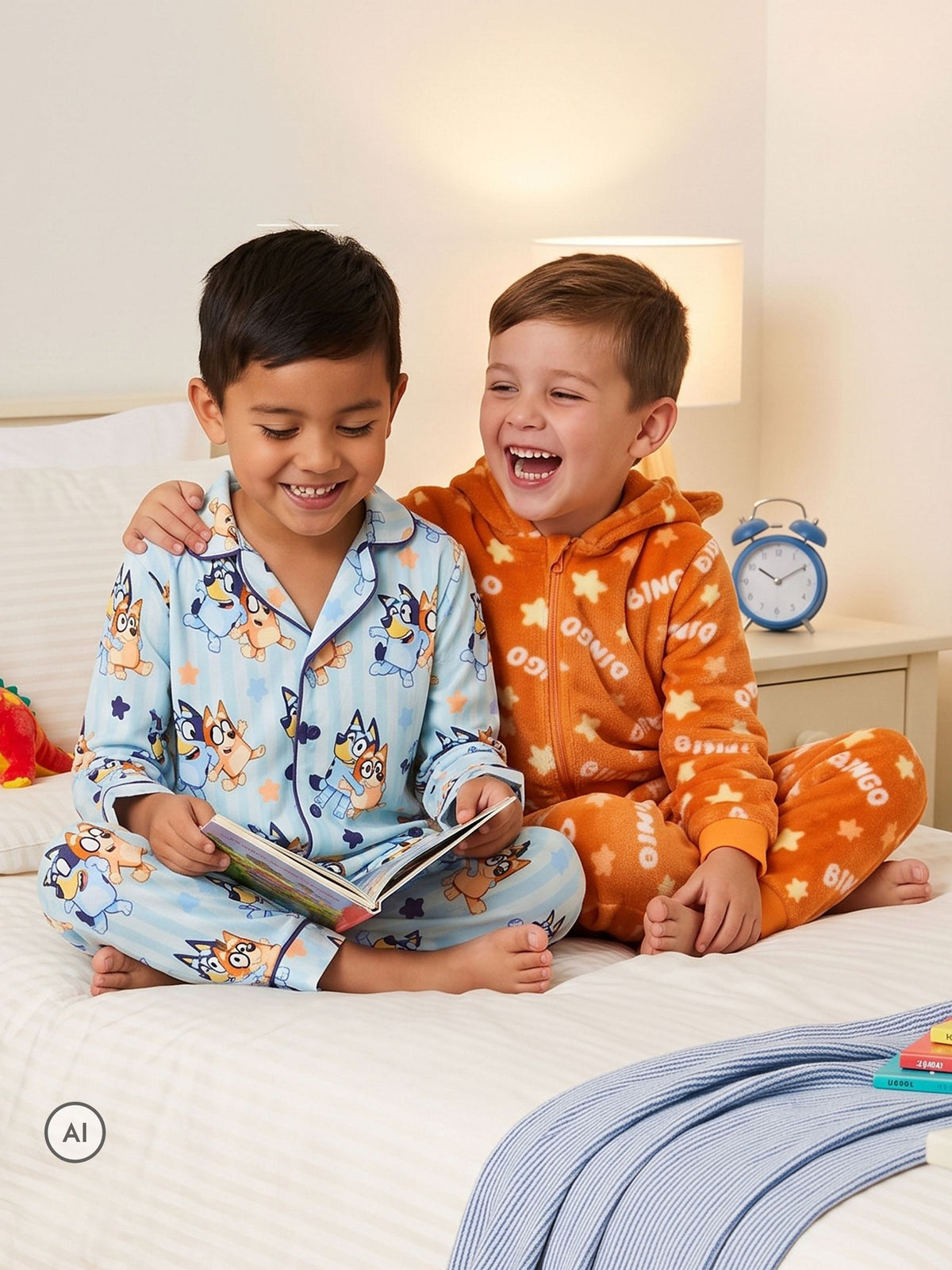 Character Blue Bluey And Bingo Button Up Pyjamas - image 5