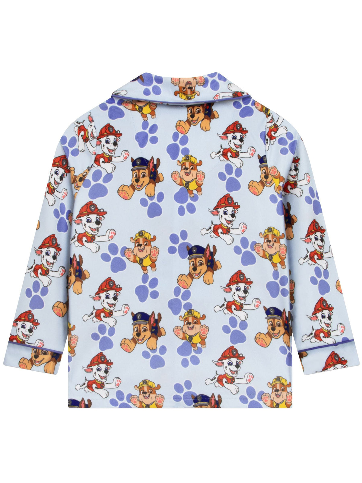 Character Blue Paw Patrol Button Up Chase, Marshall & Rubble Pyjamas - image 9