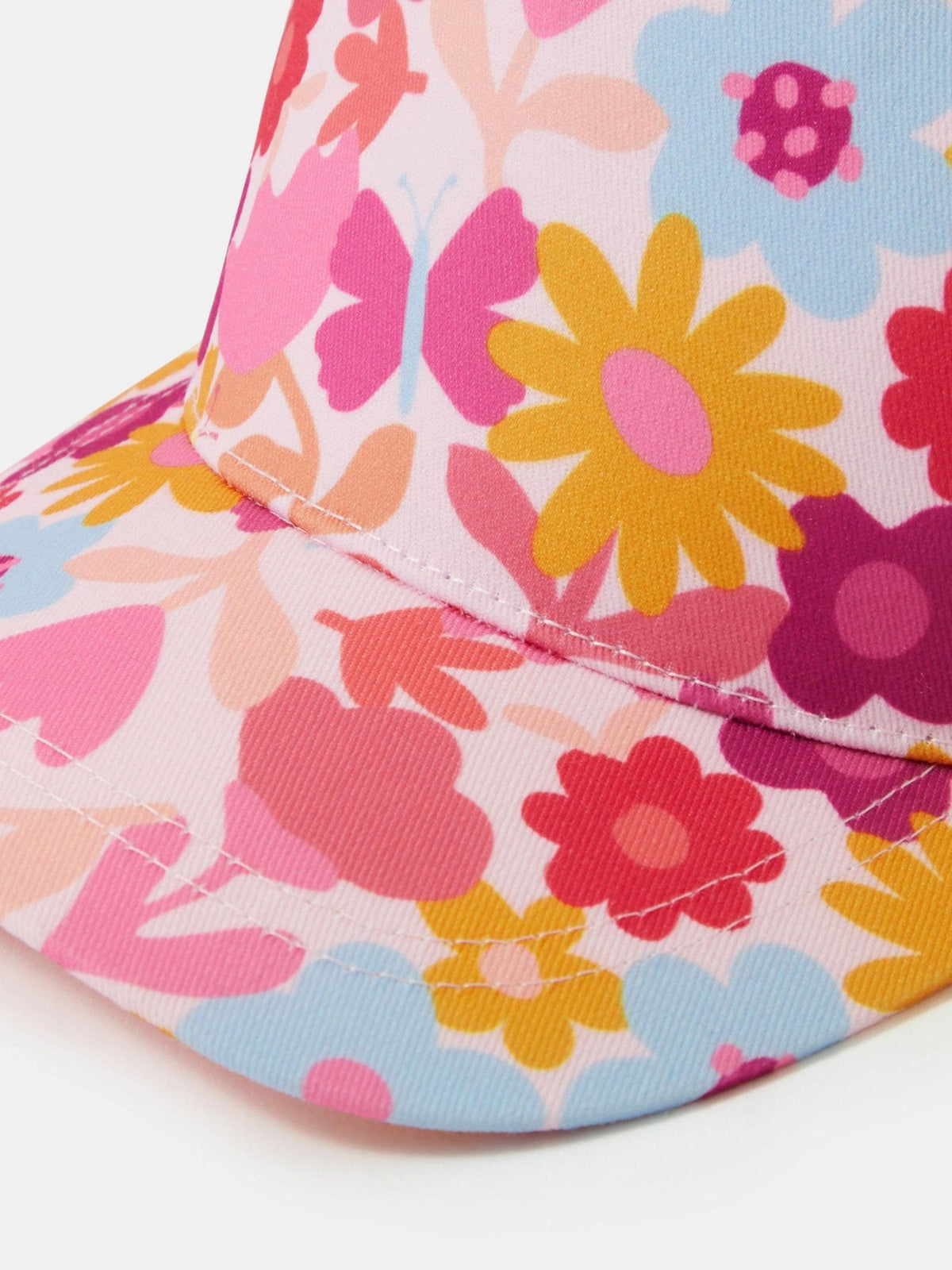 Angels By Accessorize Pink Girls Floral Cap - image 2