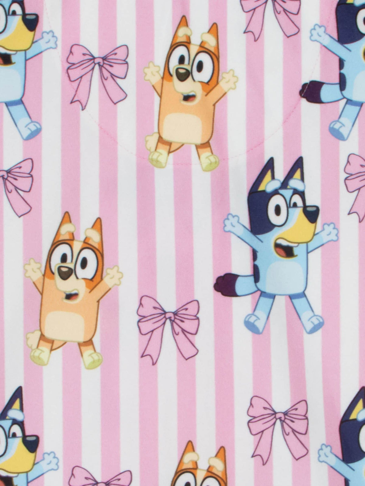 Character Pink Bluey And Bingo Button Up Pyjamas - image 10