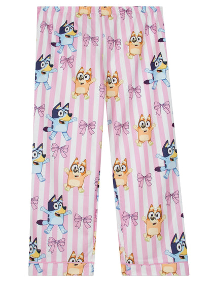 Character Pink Bluey And Bingo Button Up Pyjamas - image 3