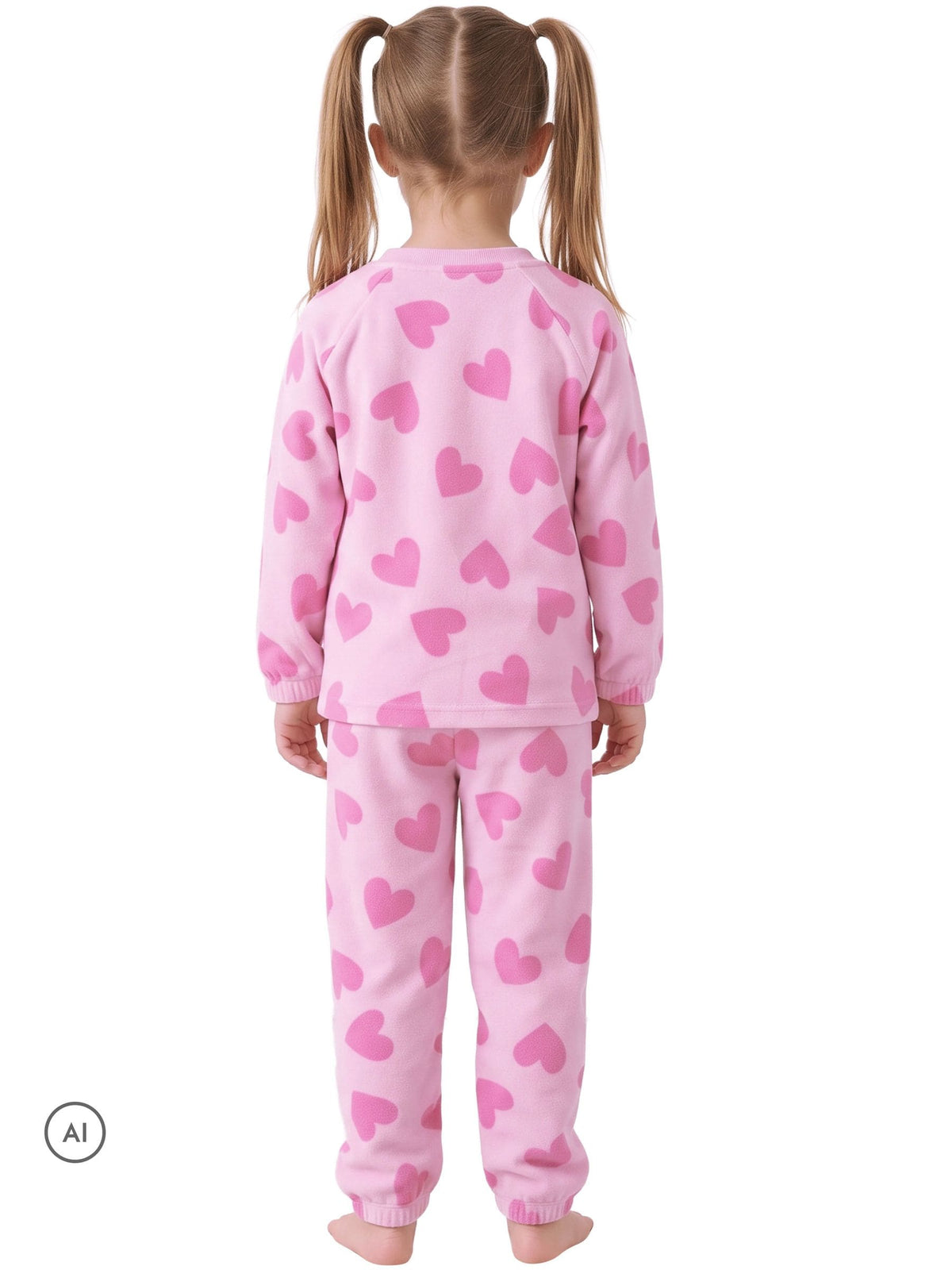 Harry Bear Pink Heart Fleece Pyjamas - image 6