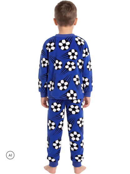 Harry Bear Blue Football Fleece Pyjamas - image 5