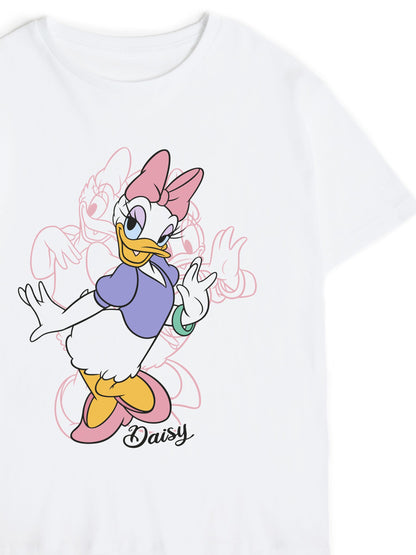 Rags & Rascals White Disney Minnie Mouse Daisy Duck T-Shirt - image 2
