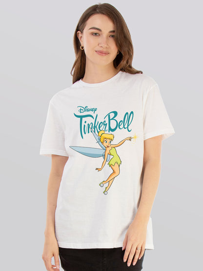 Brands In White Disney Peter Pan Tinker Bell T-Shirt - image 1