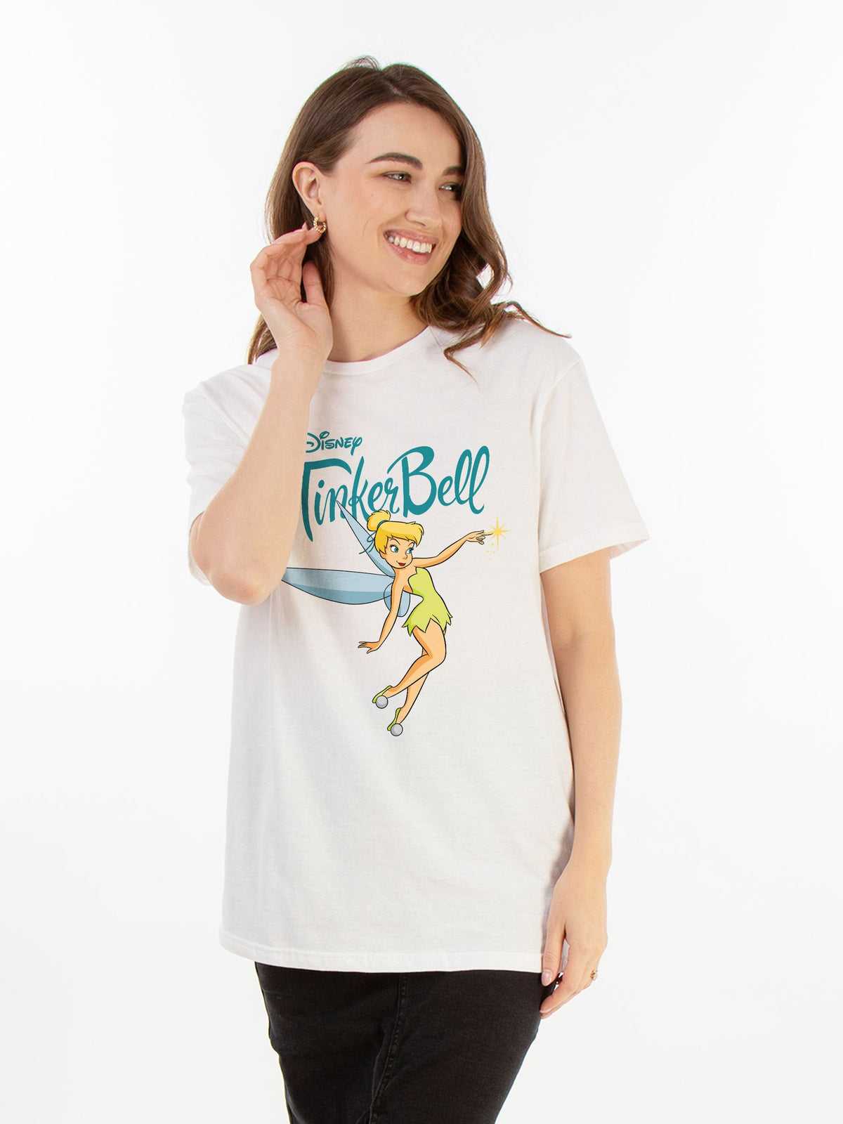 Brands In White Disney Peter Pan Tinker Bell T-Shirt - image 2