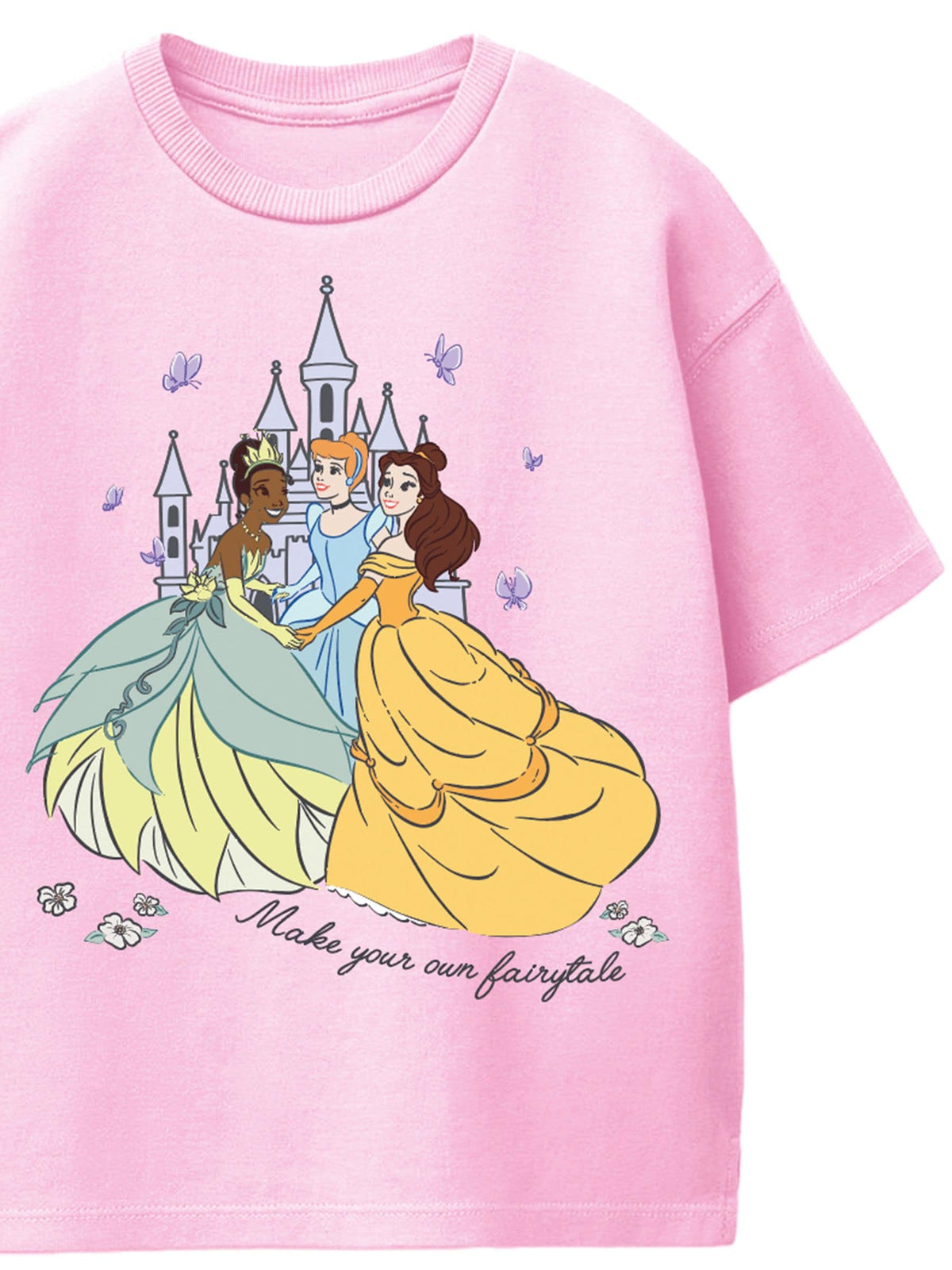 Rags & Rascals Pink Disney Princess Take To The Castle T-Shirt - image 2