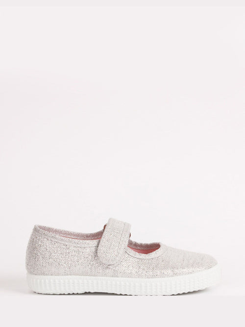 Dsiney Kidz - Silver Martha Canvas Shoes image 1