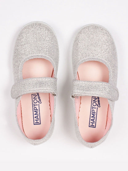Silver Martha Canvas Shoes image 3