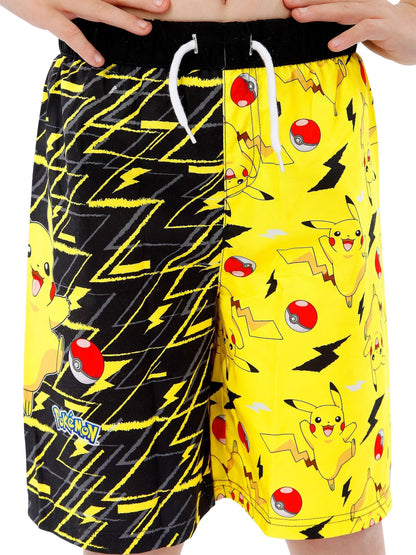 Dsiney Kidz - Character Yellow Pokemon Pikachu Swim Shorts image 3