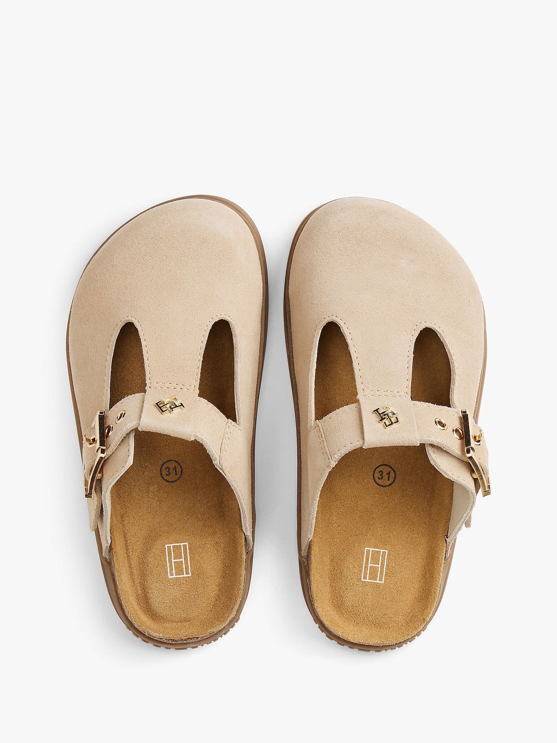 Tommy Hilfiger Natural Sabot Sandals image 4
