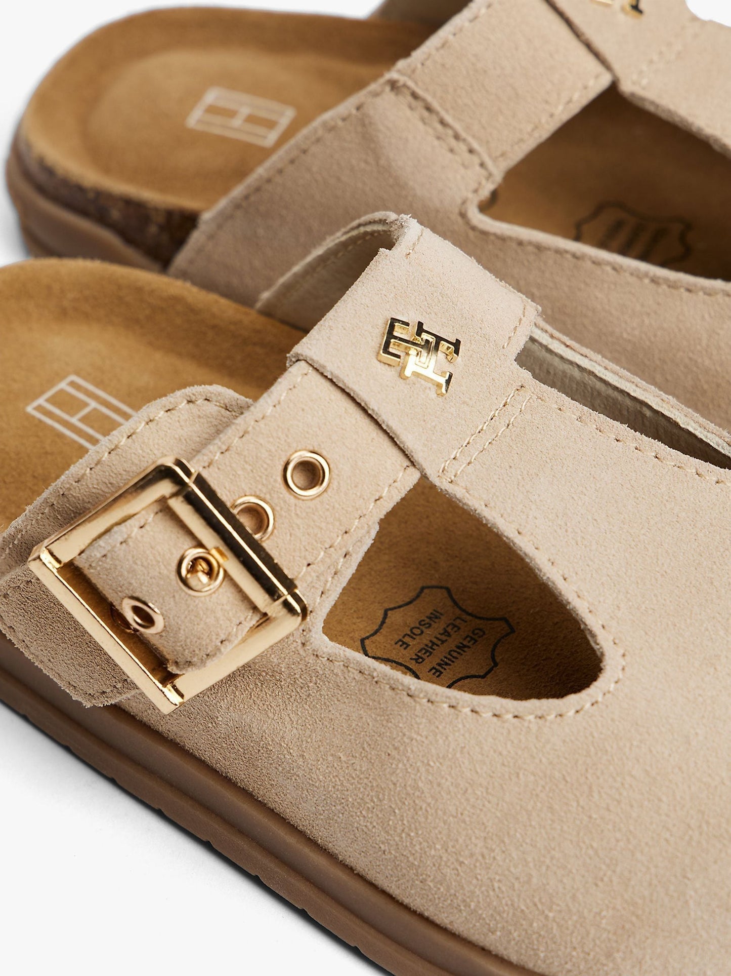 Tommy Hilfiger Natural Sabot Sandals image 7