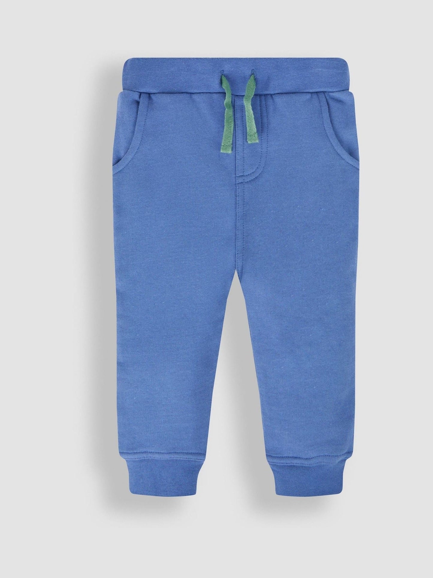 JoJo Maman Bébé Khaki Green & Blue 2-Pack Joggers image 3