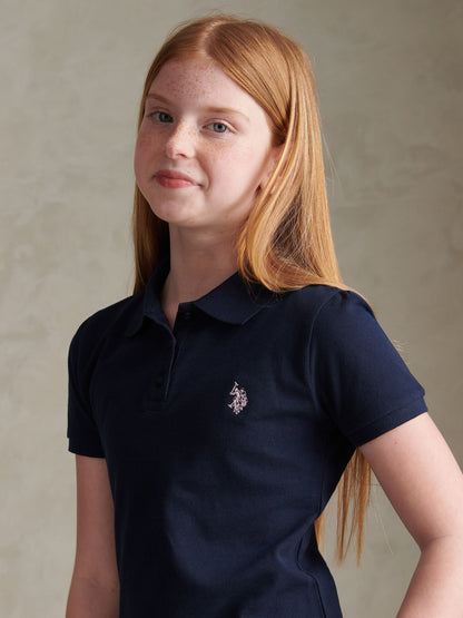 Dsiney Kidz - U.S. Polo Assn. Blue Regular Polo Top image 2