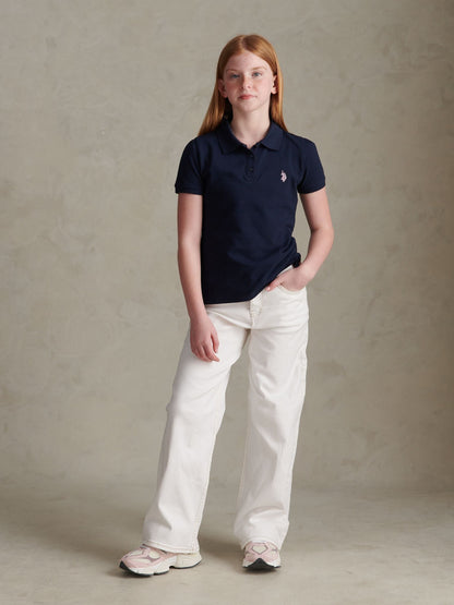 Dsiney Kidz - U.S. Polo Assn. Blue Regular Polo Top image 3
