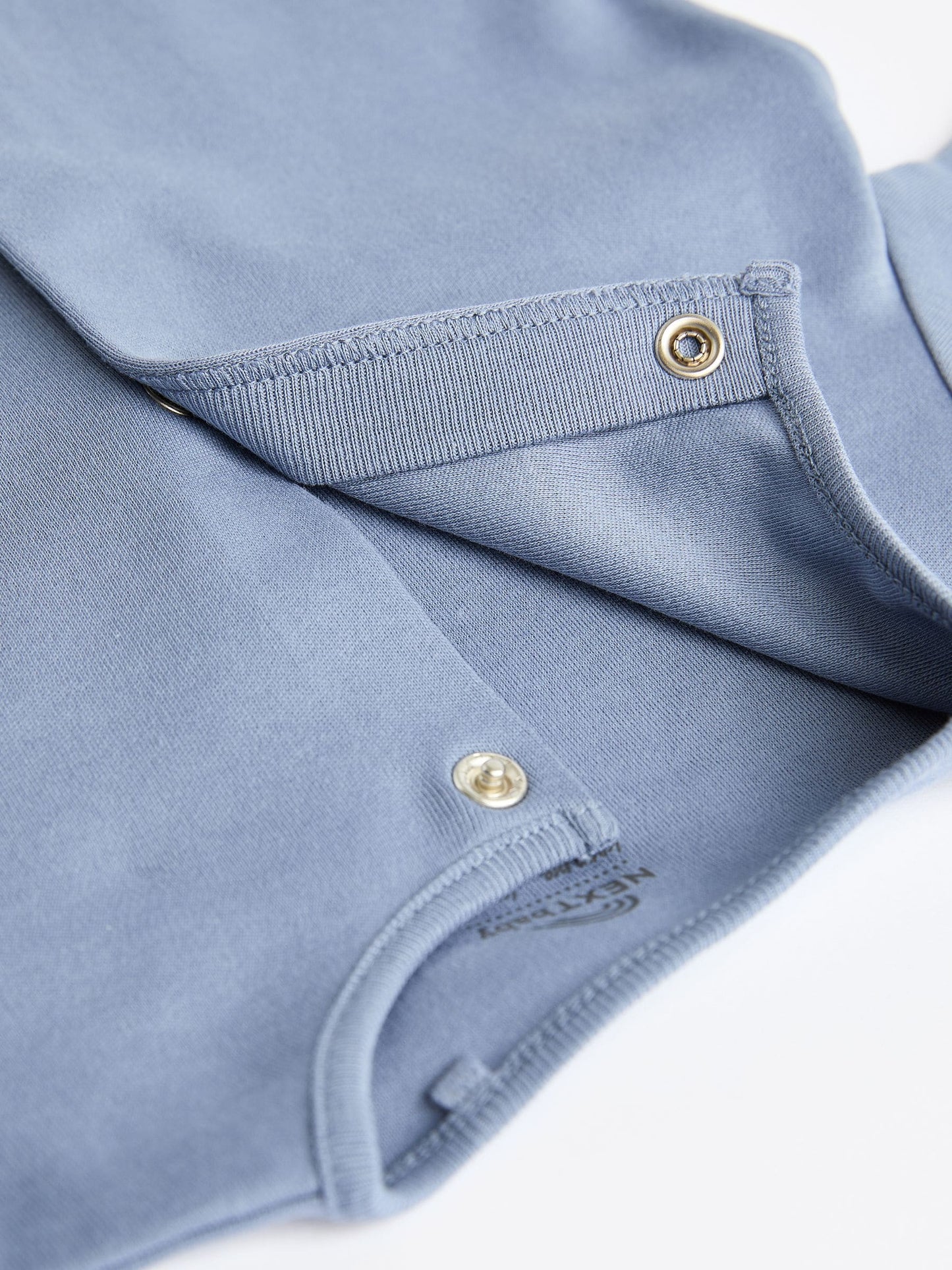 Grey/Blue 3 Pack Baby Sleepsuits (0-2yrs)