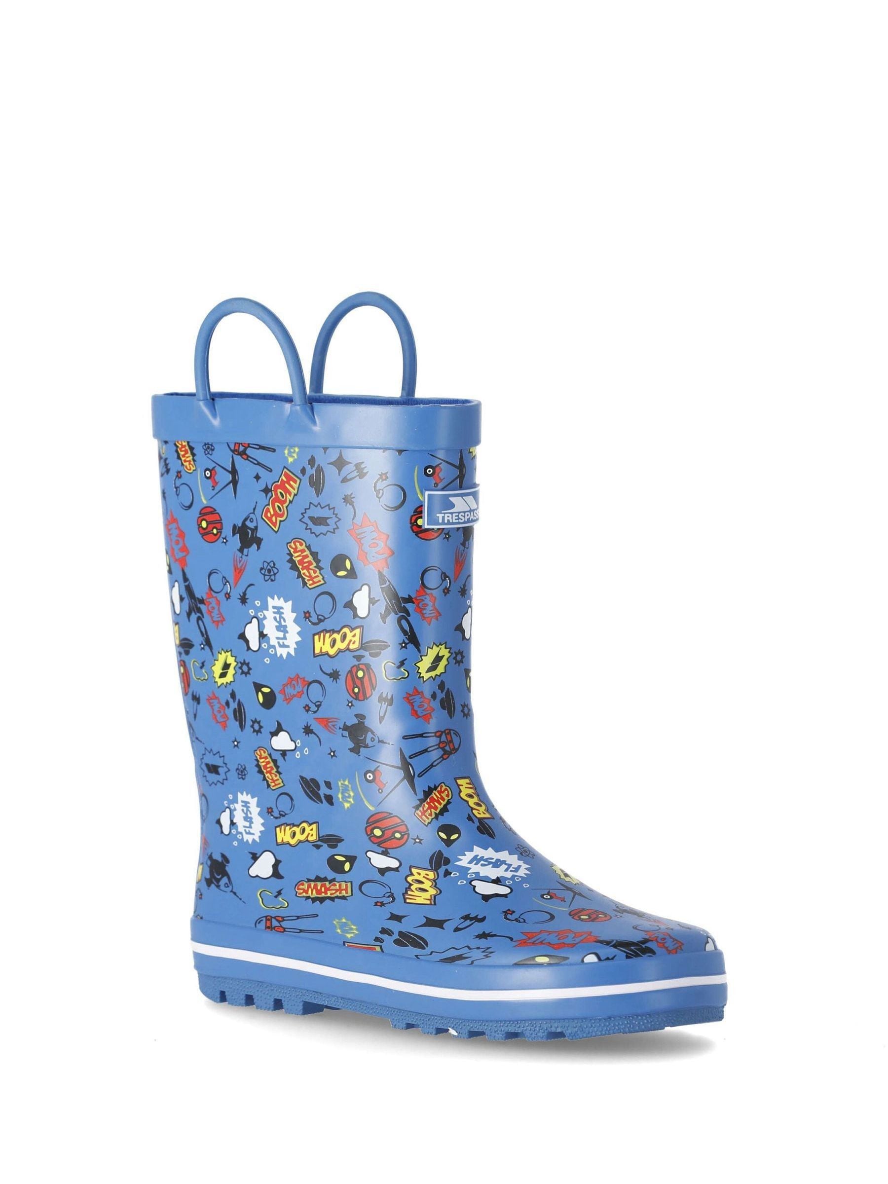 Trespass Blue Apolloton Wellies image 1