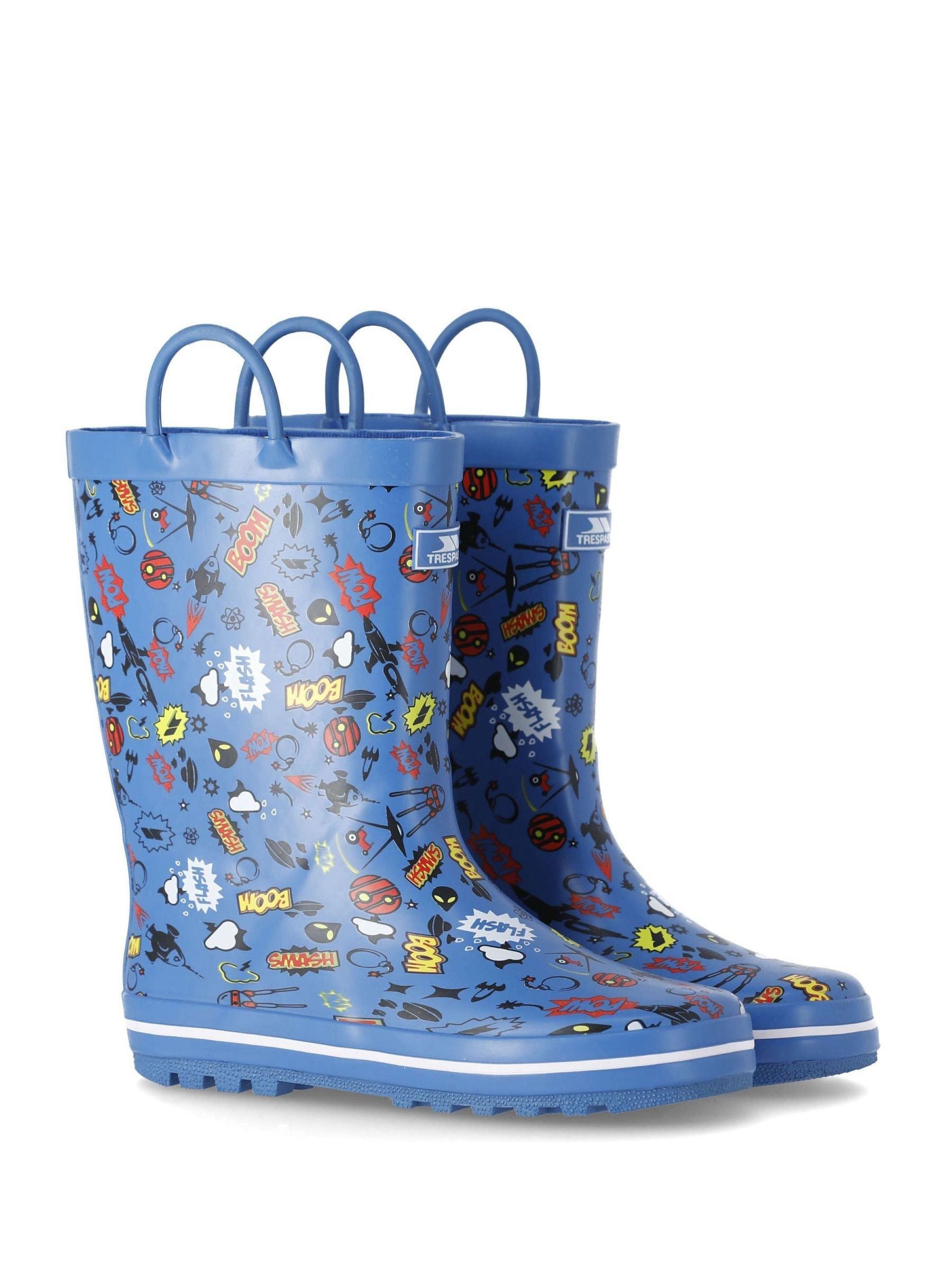 Trespass Blue Apolloton Wellies image 4