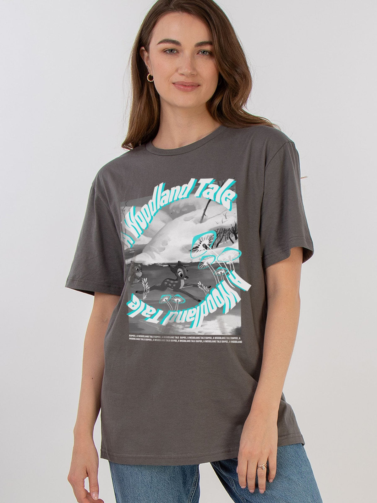 Brands In Grey Disney Bambi Woodland Tale T-Shirt - image 1