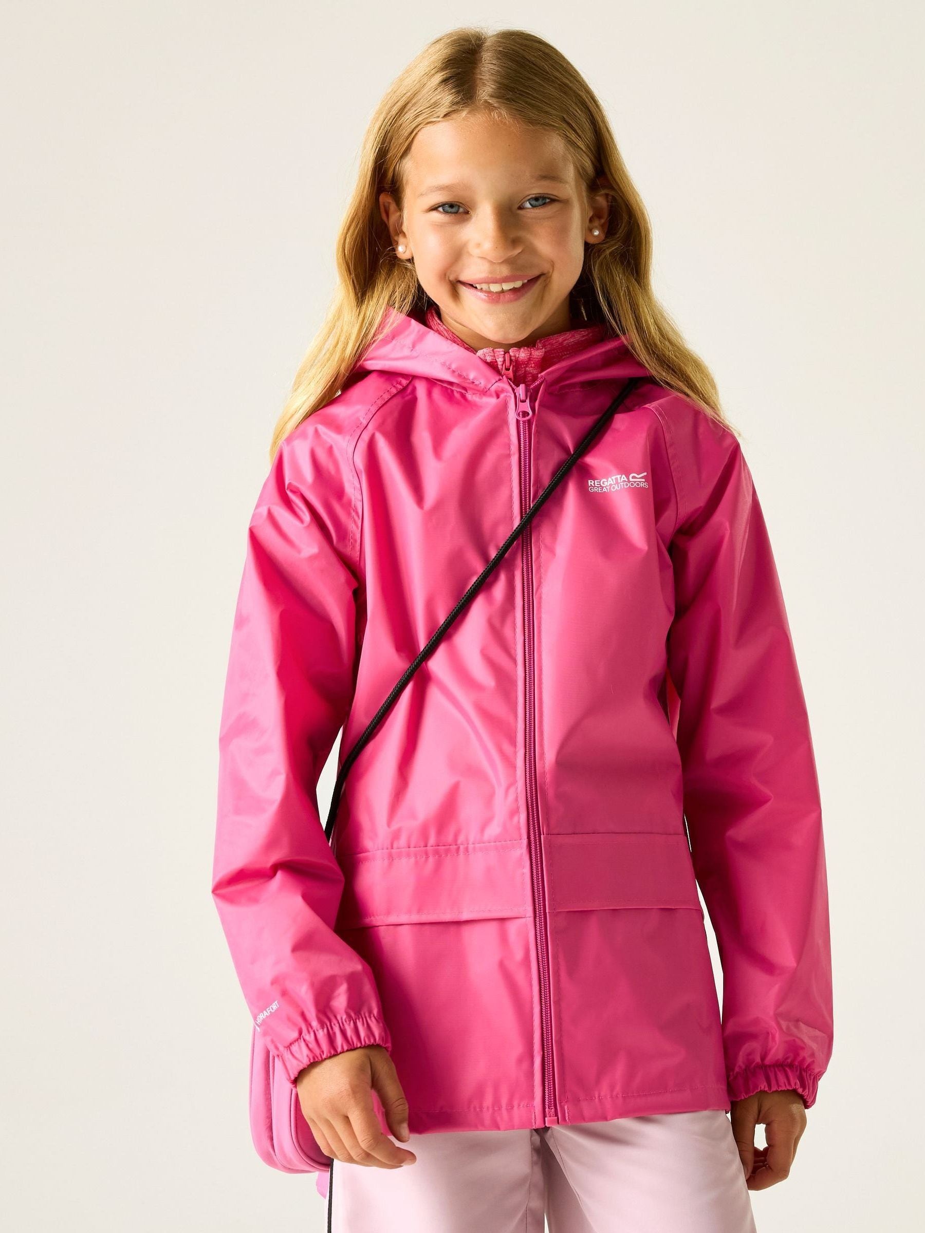 Dsiney Kidz - Regatta Pink Kids Stormbreak Jacket image 1