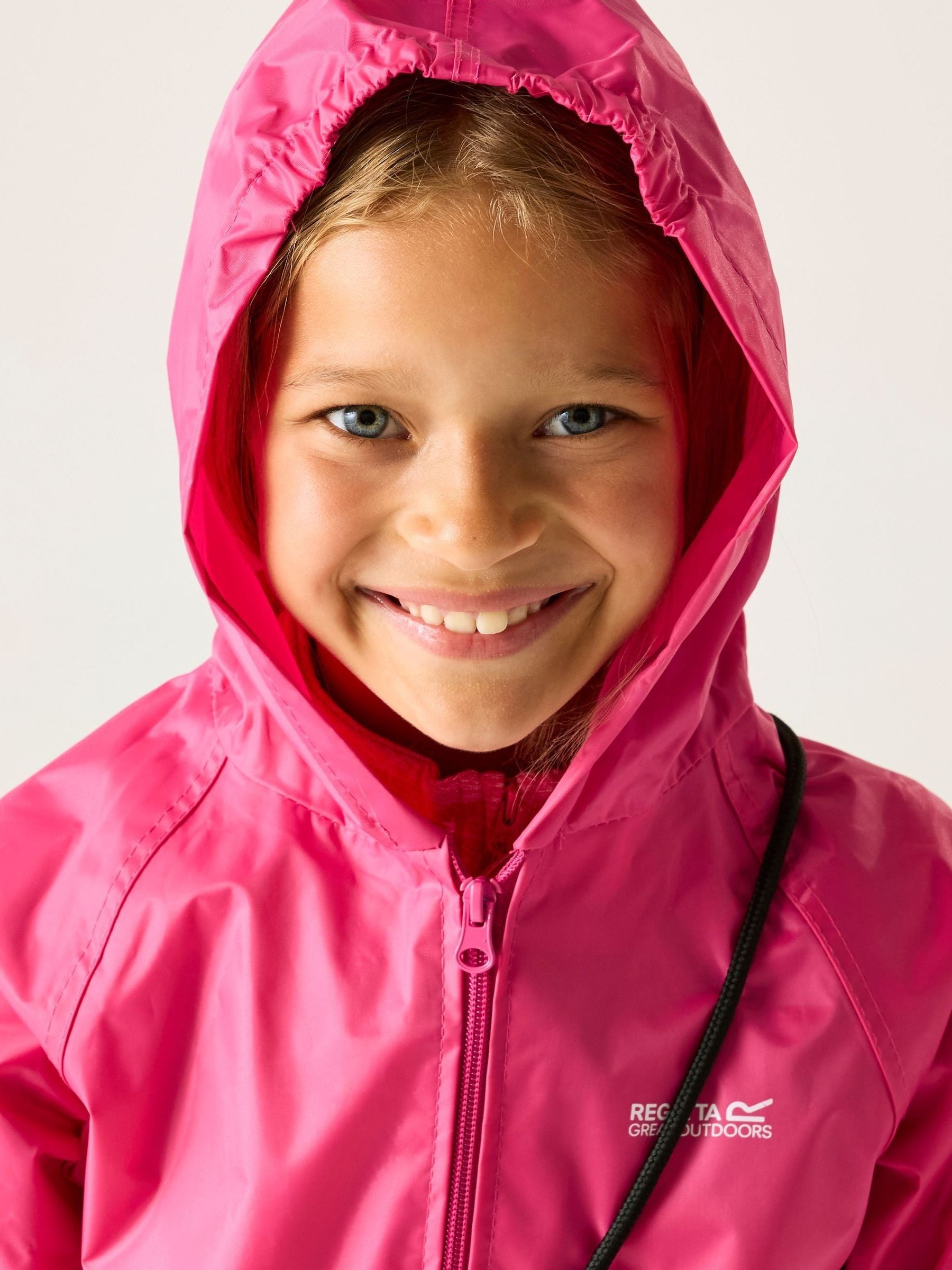 Dsiney Kidz - Regatta Pink Kids Stormbreak Jacket image 4