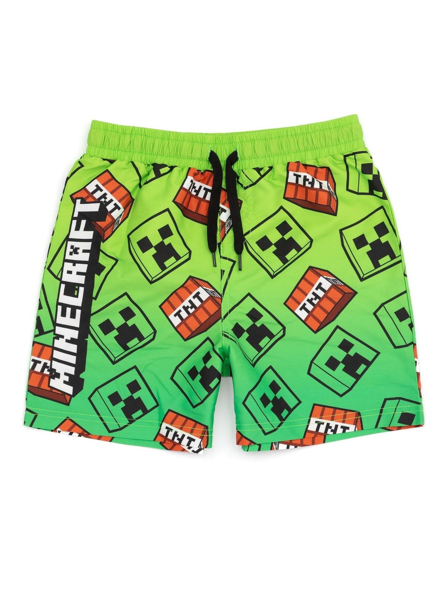 Dsiney Kidz - Vanilla Underground Green Boys Minecraft Licencing Swim Shorts image 1