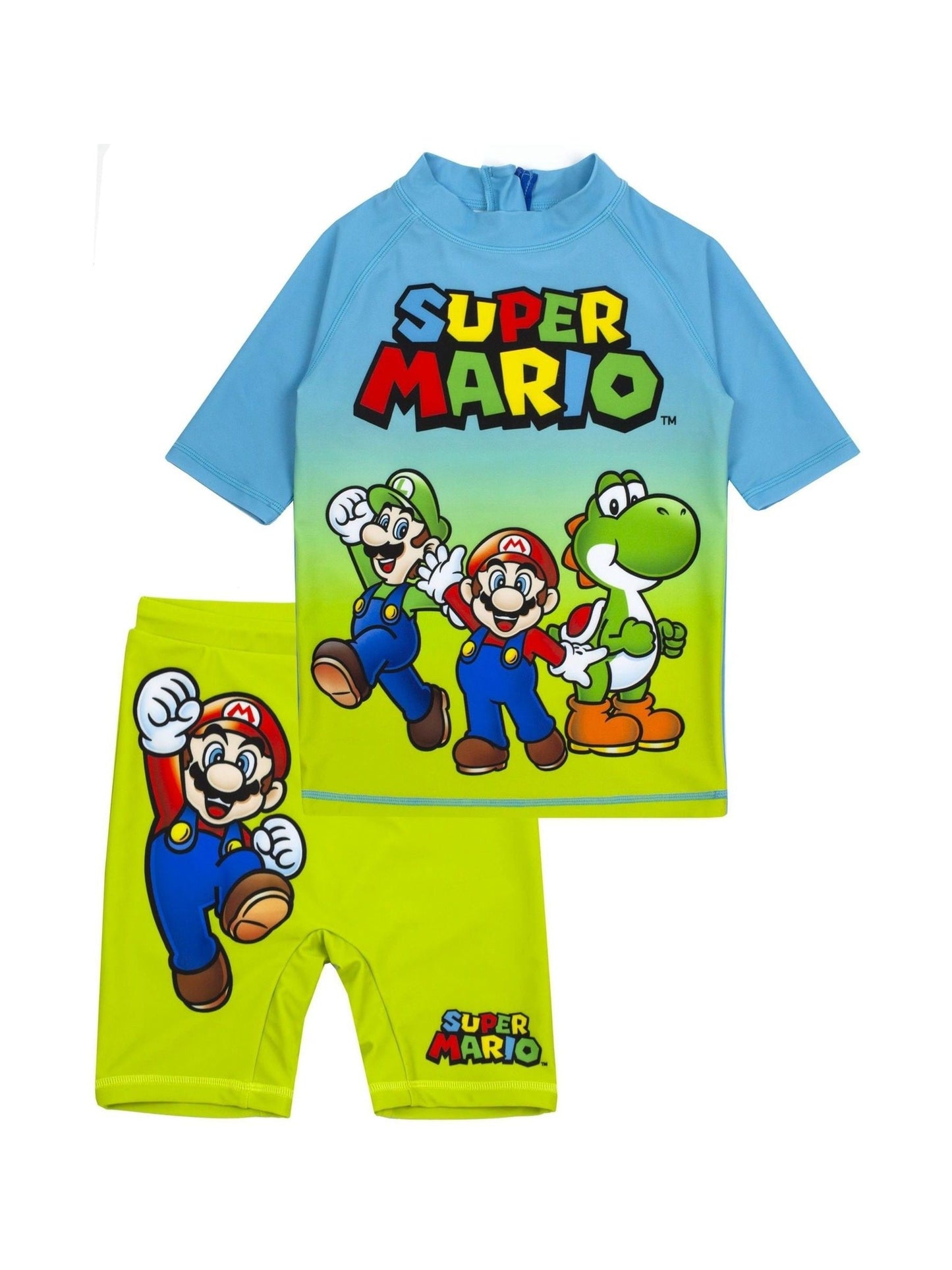 Dsiney Kidz - Vanilla Underground Green Super Mario 2 Piece Swim Set image 1