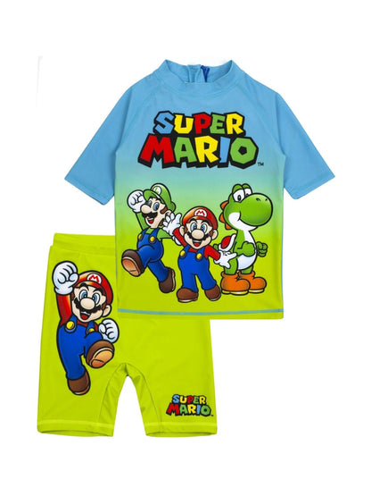 Dsiney Kidz - Vanilla Underground Green Super Mario 2 Piece Swim Set image 1