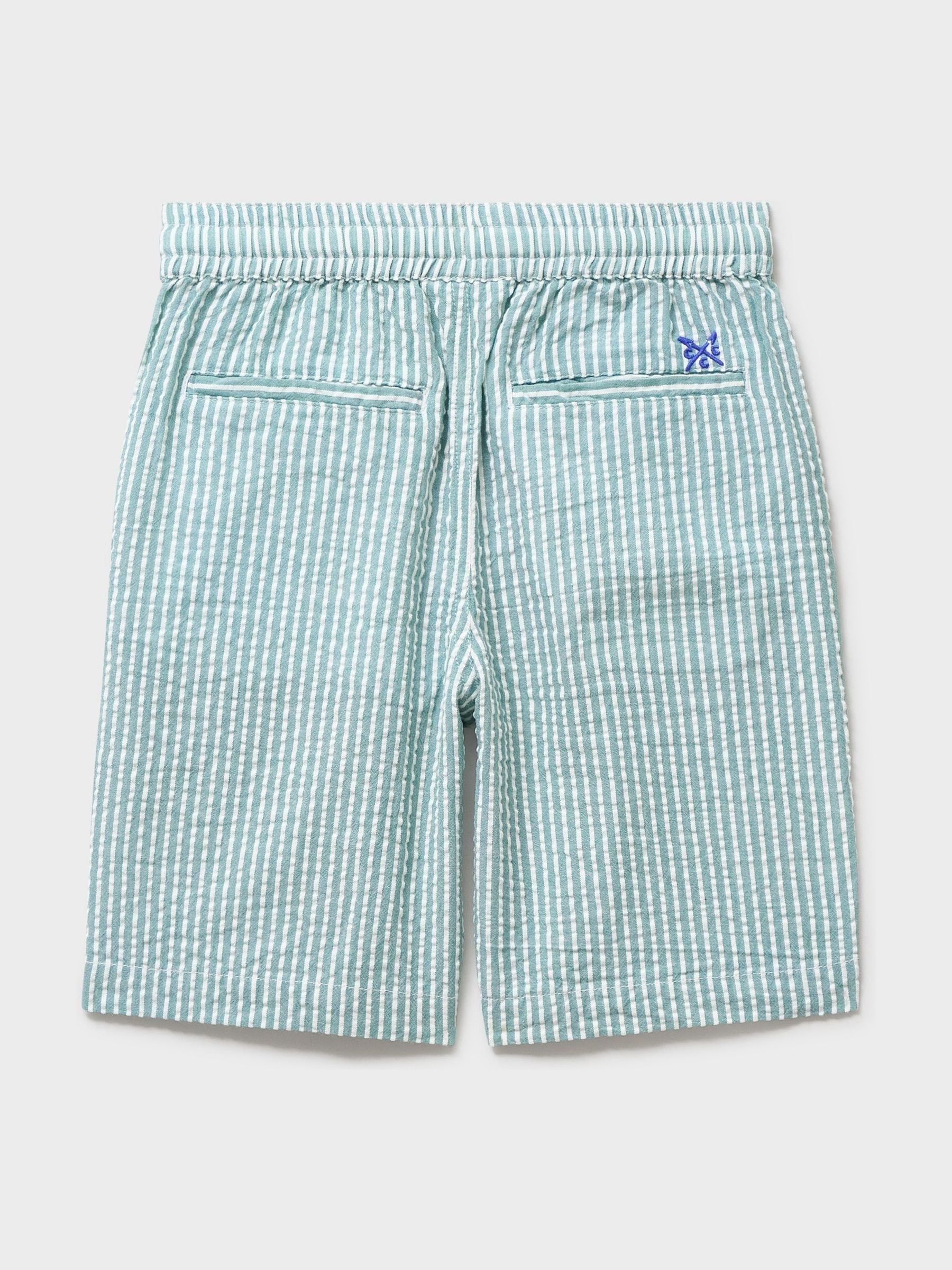 Dsiney Kidz - Crew Clothing Green Seersucker Shorts image 2